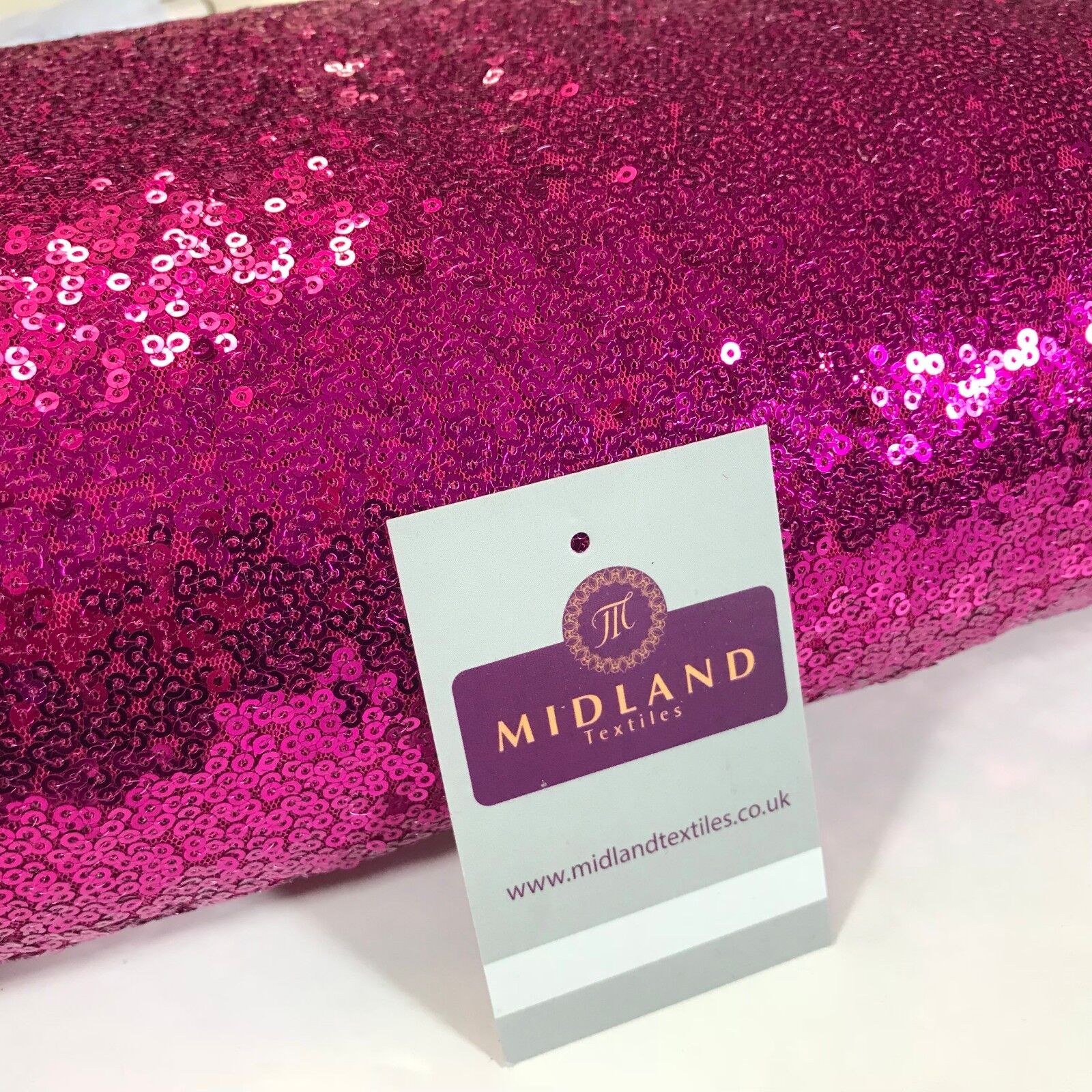 3mm Sewn On Allover Sequins On Net Fabric 48' Wide Dress Fabric M79 Mtex