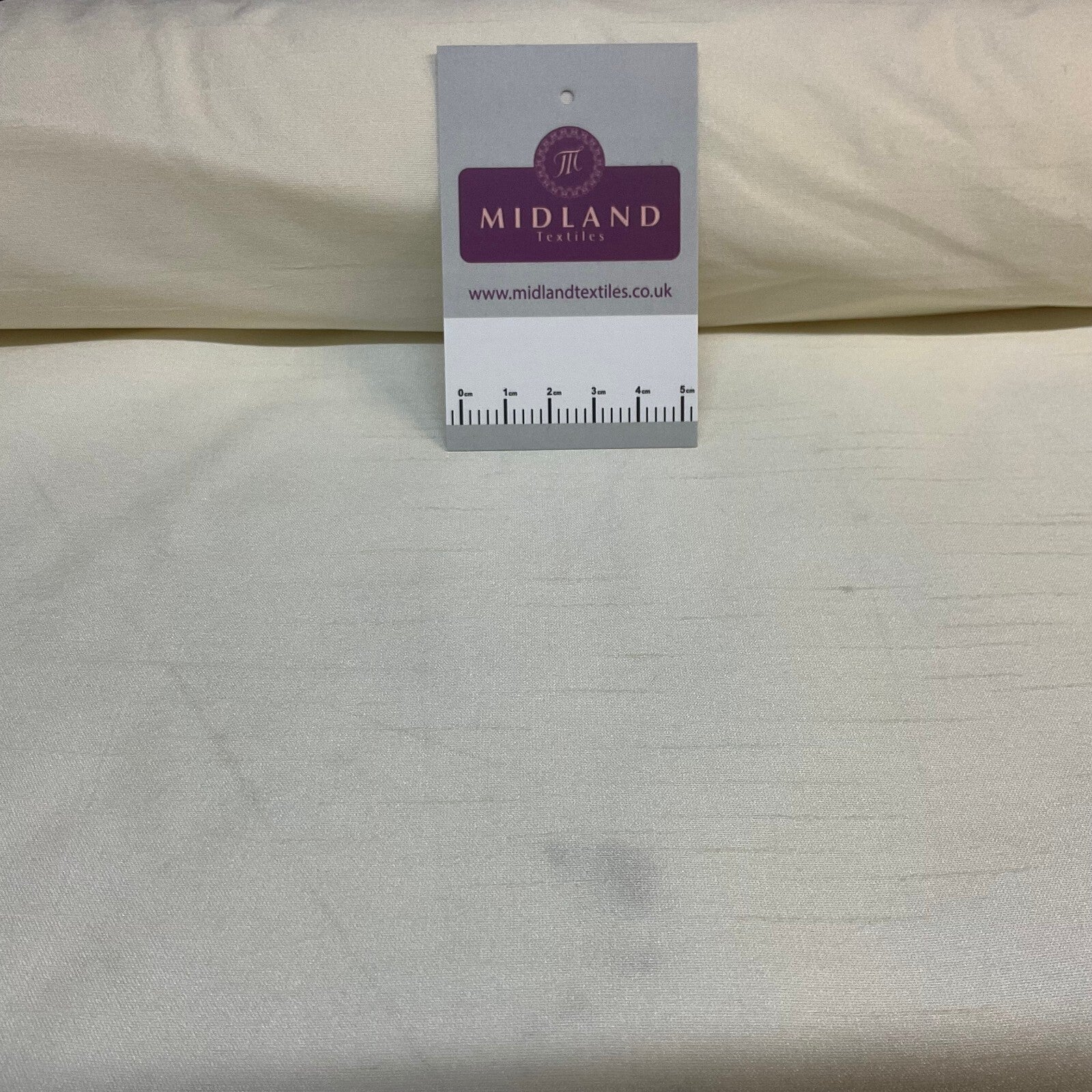 £4.50 Luxury Plain Raw Faux Silk Dupion Fabric M1801 - Dressmaking Material