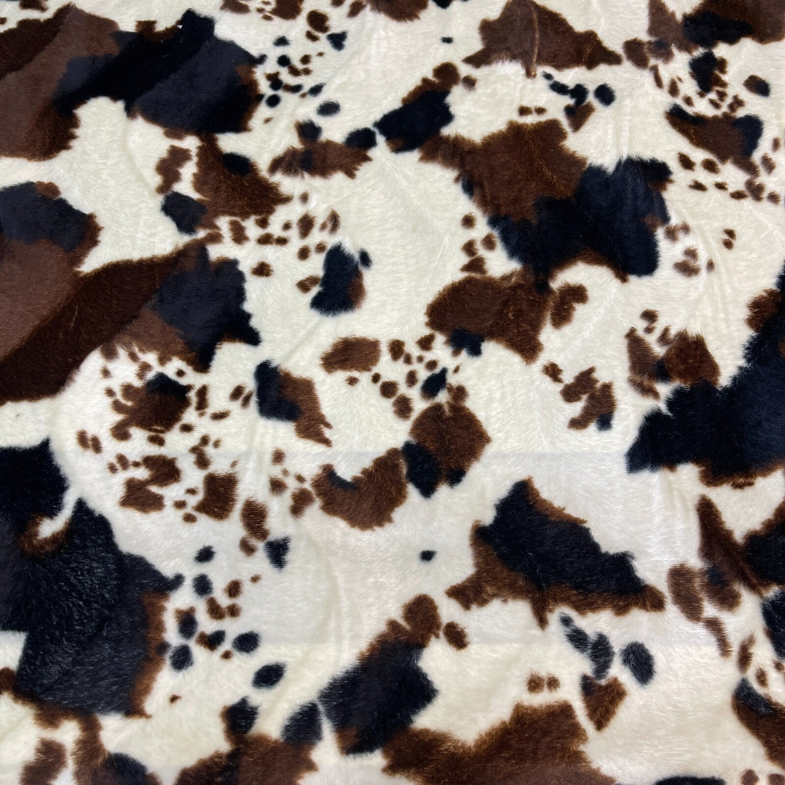 £9.00 ANIMAL PRINT VELBOA FAUX FUR VELOUR FABRIC CRAFT MATERIAL 60' WIDE M220