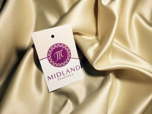 £5.99/m Peau-De-Soie medium weight Matt Satin wedding dresses fabric M601