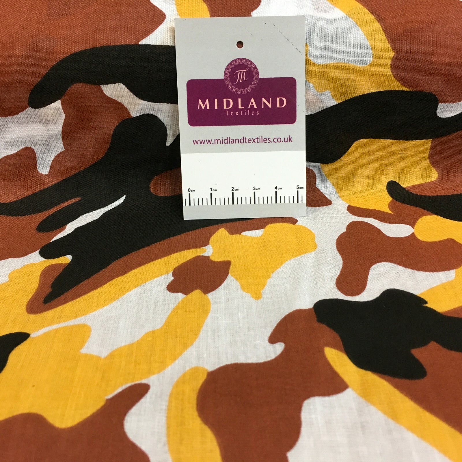 £2.50/m Army Military Camouflage  Polycotton Fabric 110cm Wide MS1352 Mtex