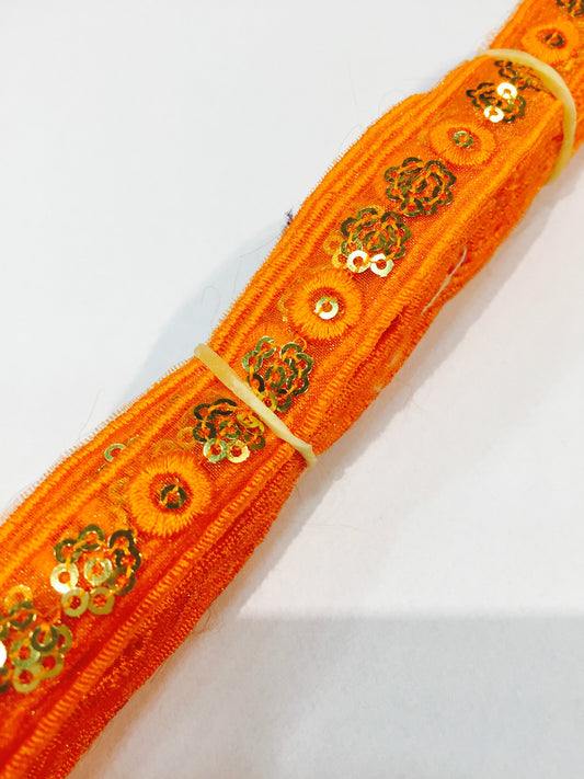 Embroidery Sequin organza trimming craft dance M95 Mtex