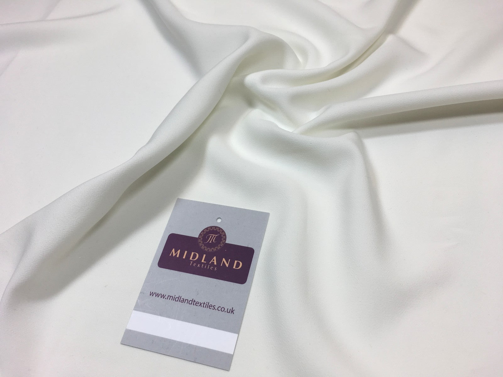 PLAIN PEACH-SKIN POWDER TOUCH  CREPE DRESS FABRIC BY THE METRE M5 Mtex