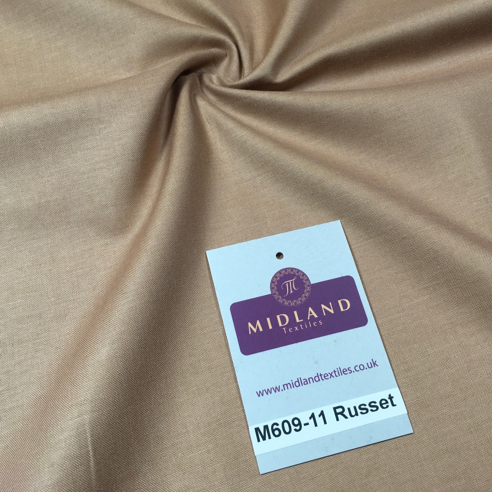 Plain Coloured True Craft 100% Cotton Patchwork Crafting Fabric 44' M609 Lot 1