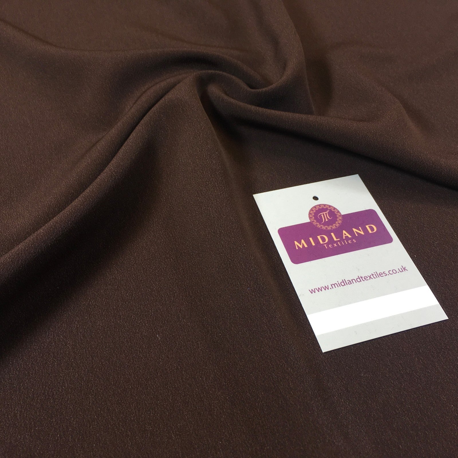 £5.99/m PLAIN PEACH-SKIN POWDER TOUCH  CREPE DRESS FABRIC BY THE METRE M5