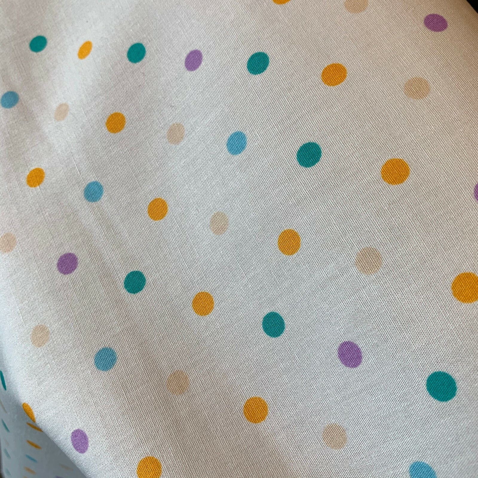£5.99 Spot Polka Dots Multi Coloured Dress Craft 100% Cotton Poplin 45' M21