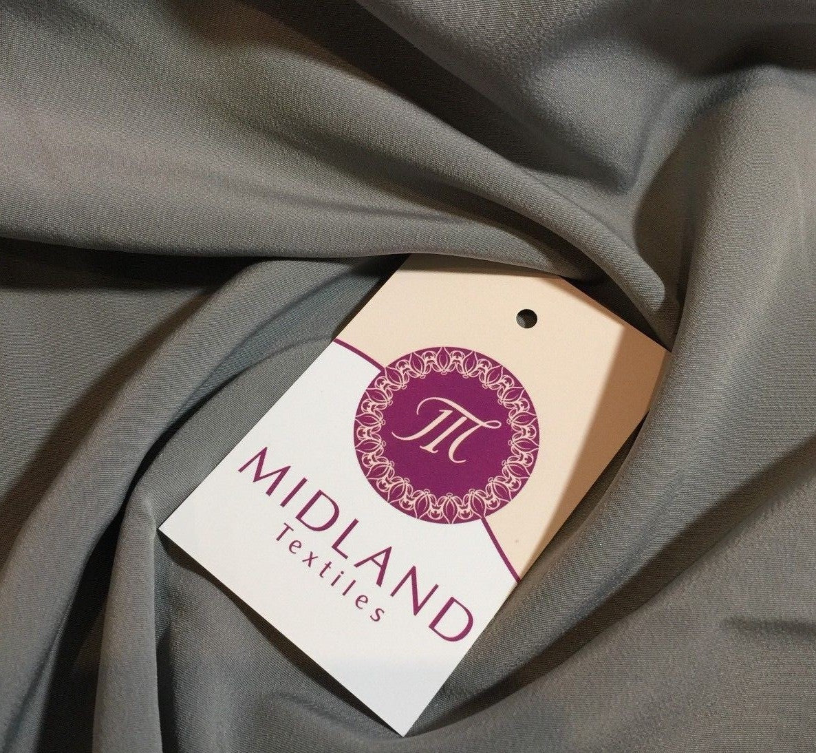 PLAIN PEACH-SKIN POWDER TOUCH  CREPE DRESS FABRIC BY THE METRE M5 Mtex