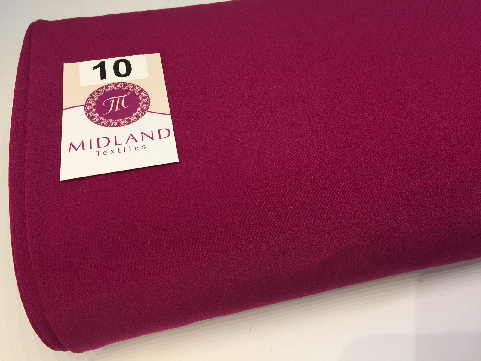 PLAIN PEACH-SKIN POWDER TOUCH  CREPE DRESS FABRIC BY THE METRE M5 Mtex