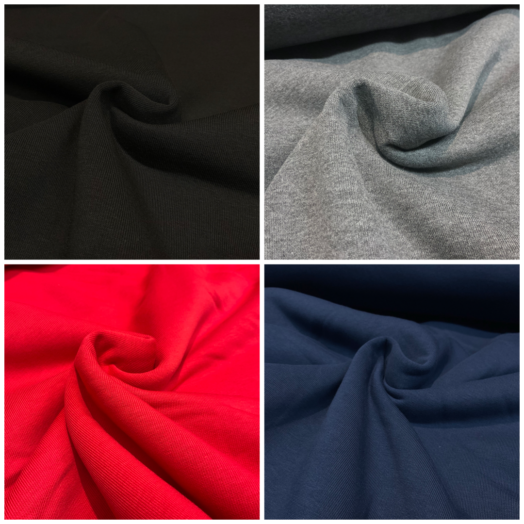 Plain Sweat shirting Fleece backed Fabric ideal for hoodies 158cm M1586