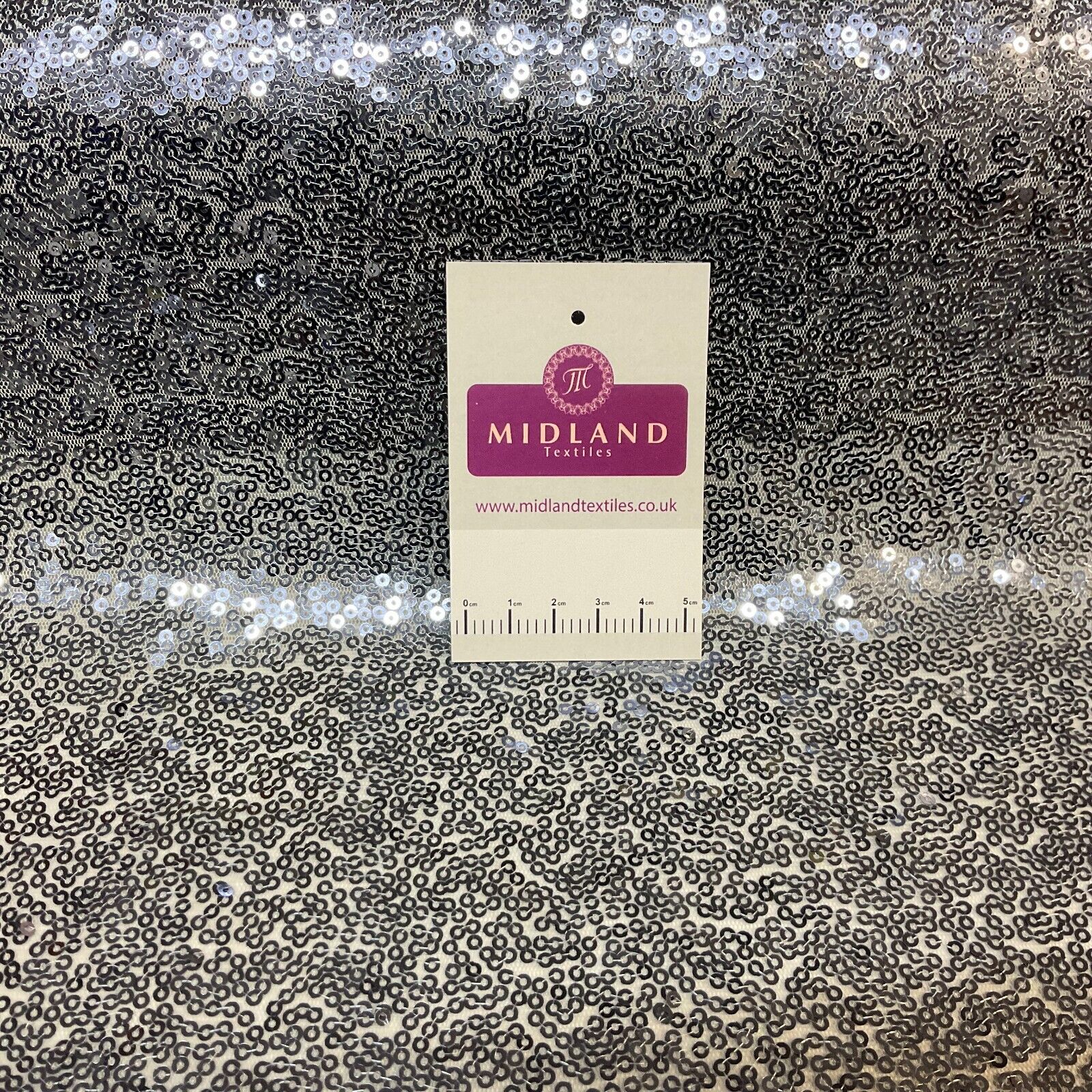 3mm Sewn On Allover Sequins On Net Fabric 48' Wide Dress Fabric M79 Mtex