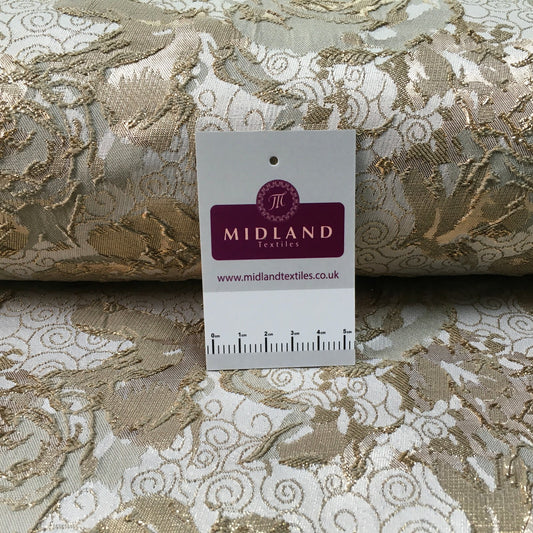 Floral banarsi Brocade waistcoat Jacquard Fabric MA1401 Mtex