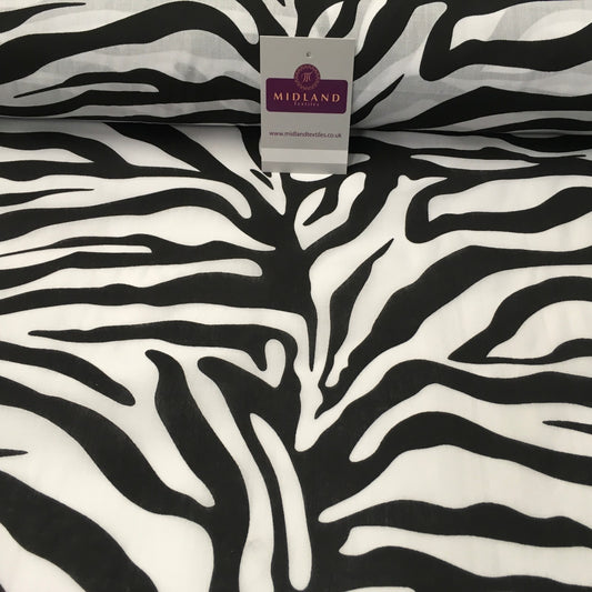 £2.50/m Animal Printed Poly Cotton ideal for masks & craft fabric 45" Wide MS934