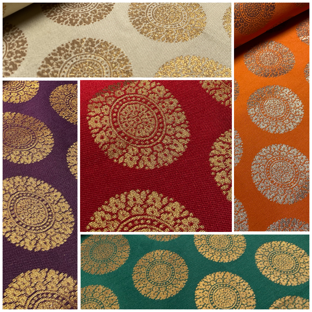 £15 Indian Brocade fabric Ornate Ornamental Banarsi  Waistcoat dress M1689