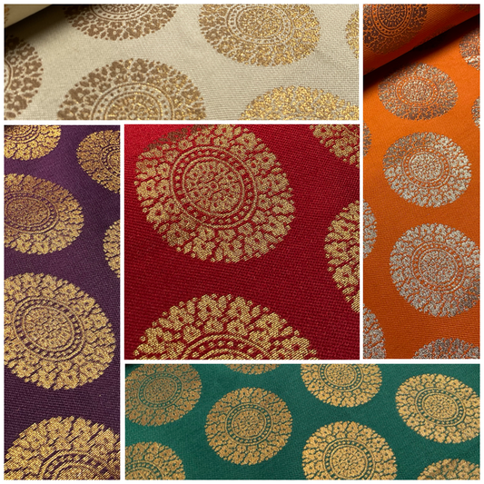 £15 Indian Brocade fabric Ornate Ornamental Banarsi  Waistcoat dress M1689