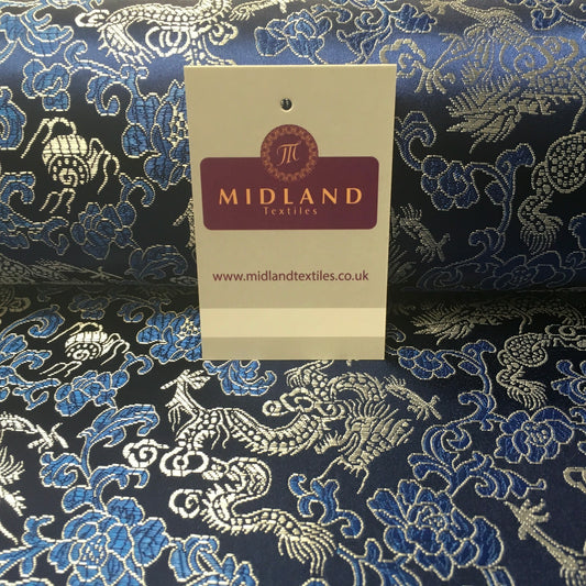£8.20 Chinese oriental Dragon Shanghai Brocade dress fabric 110cm wide MK1045