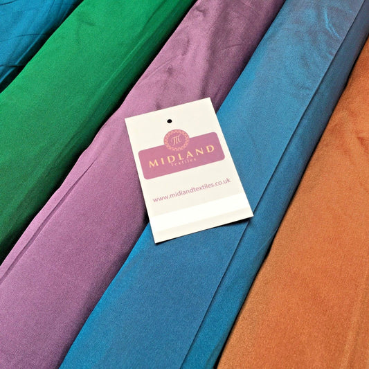 £6.50/m Plain Taffeta Faux Silk ideal for evening wear dress fabric 58" MK917