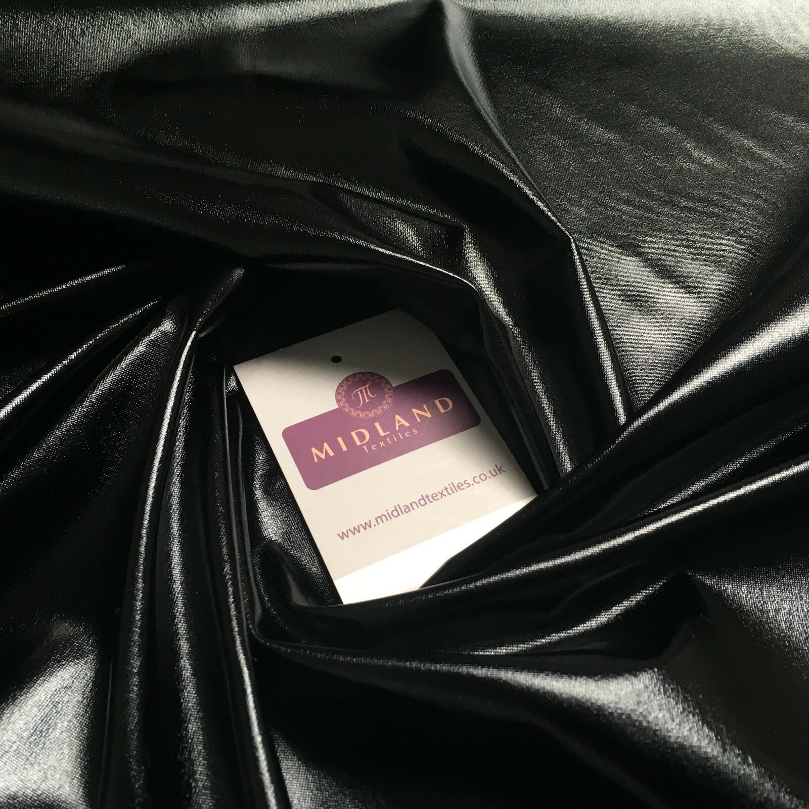 £7.35 Metallic Foil Mirror 4 way Stretch Spandex Dance Fabric 57' Wide M892