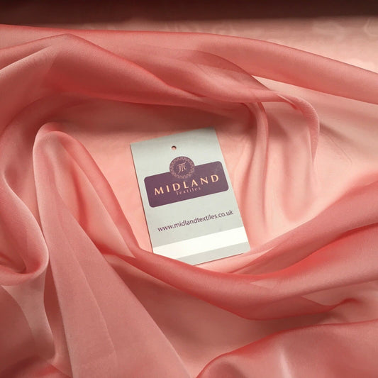 Plain Catonic Chiffon Ideal for scarfs, decorations Fabric 57" wide MD895