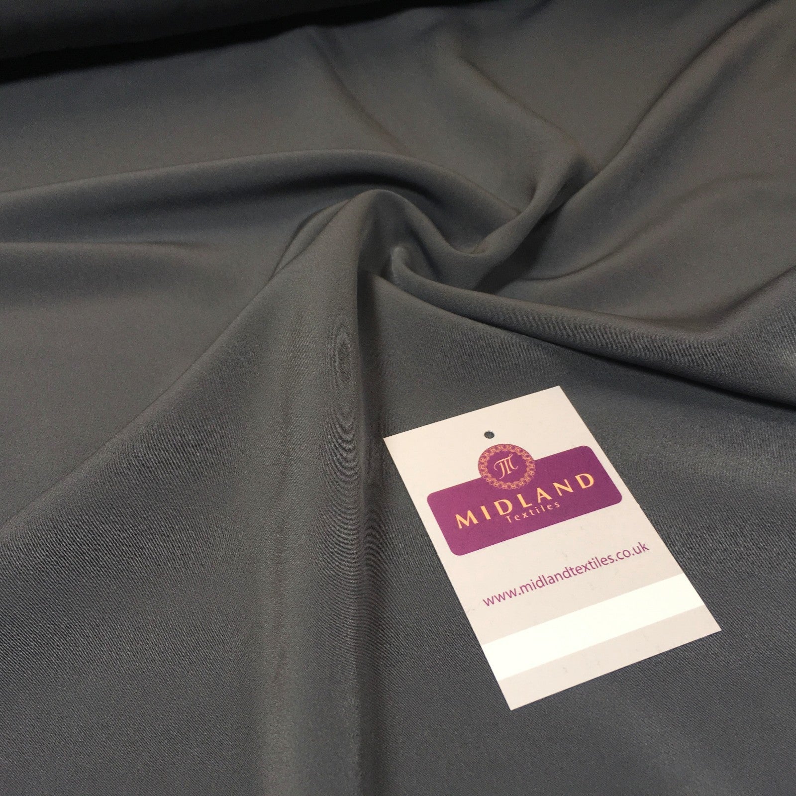 PLAIN PEACH-SKIN POWDER TOUCH  CREPE DRESS FABRIC BY THE METRE M5 Mtex