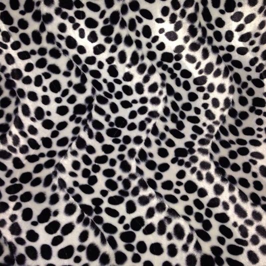 £9.00 ANIMAL PRINT VELBOA FAUX FUR VELOUR FABRIC CRAFT MATERIAL 60" WIDE M220