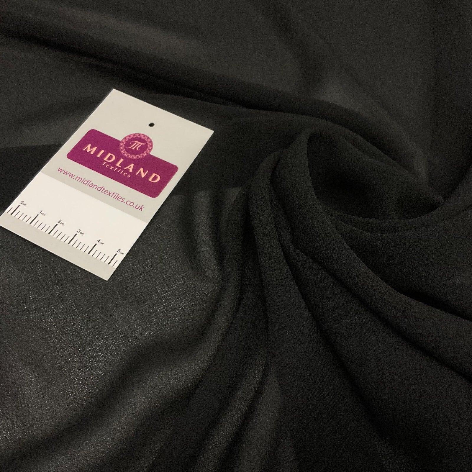 Plain Sheer Georgette Crepe chiffon scarf, evening wear fabric 58' M746 Mtex