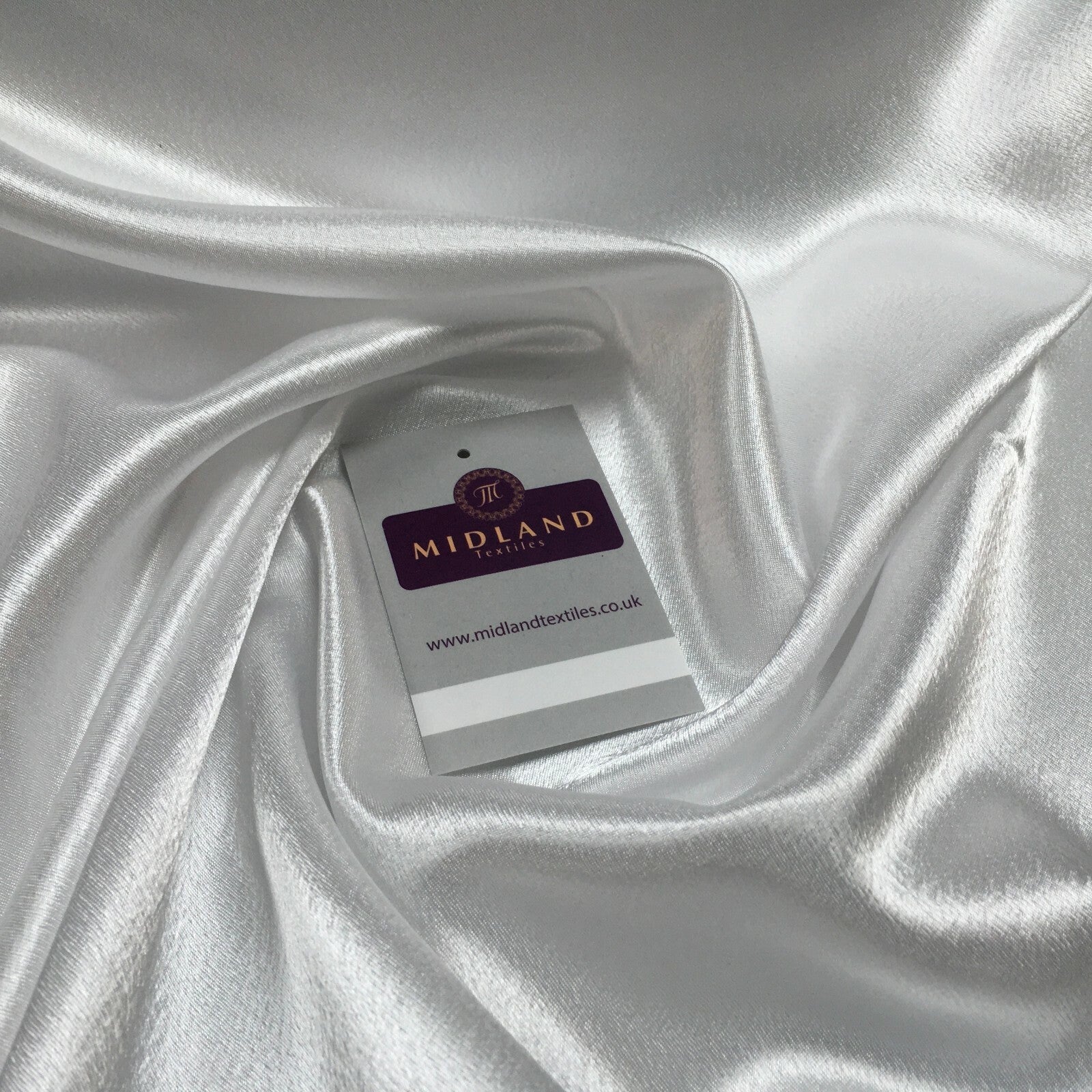 £2.75 Plain Crepe Back Liquid Silky Smooth Satin Dress Fabric 150 cm MA1248 Mtex