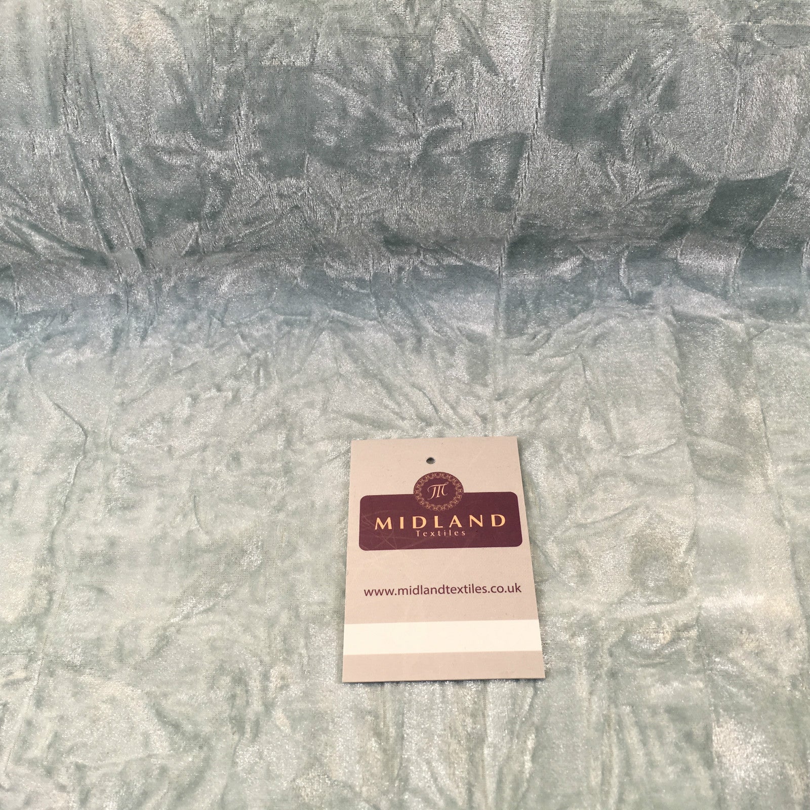 £5.75 Creased Ice Velvet One way stretch Dress Fabric 58' M607 Mtex