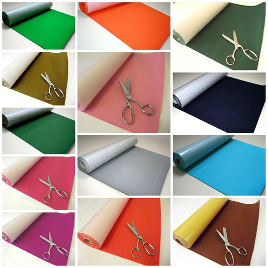 £6.99/m Plain Self Adhesive Backed Baize Felt Arts & Craft Fabric M1467 Lot 2