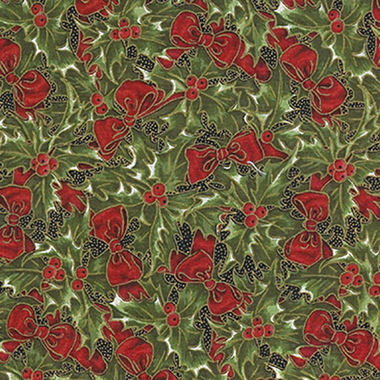 Black Merry Christmas themed 100% Cotton Patchwork & Crafting Fabric 45" Mtex