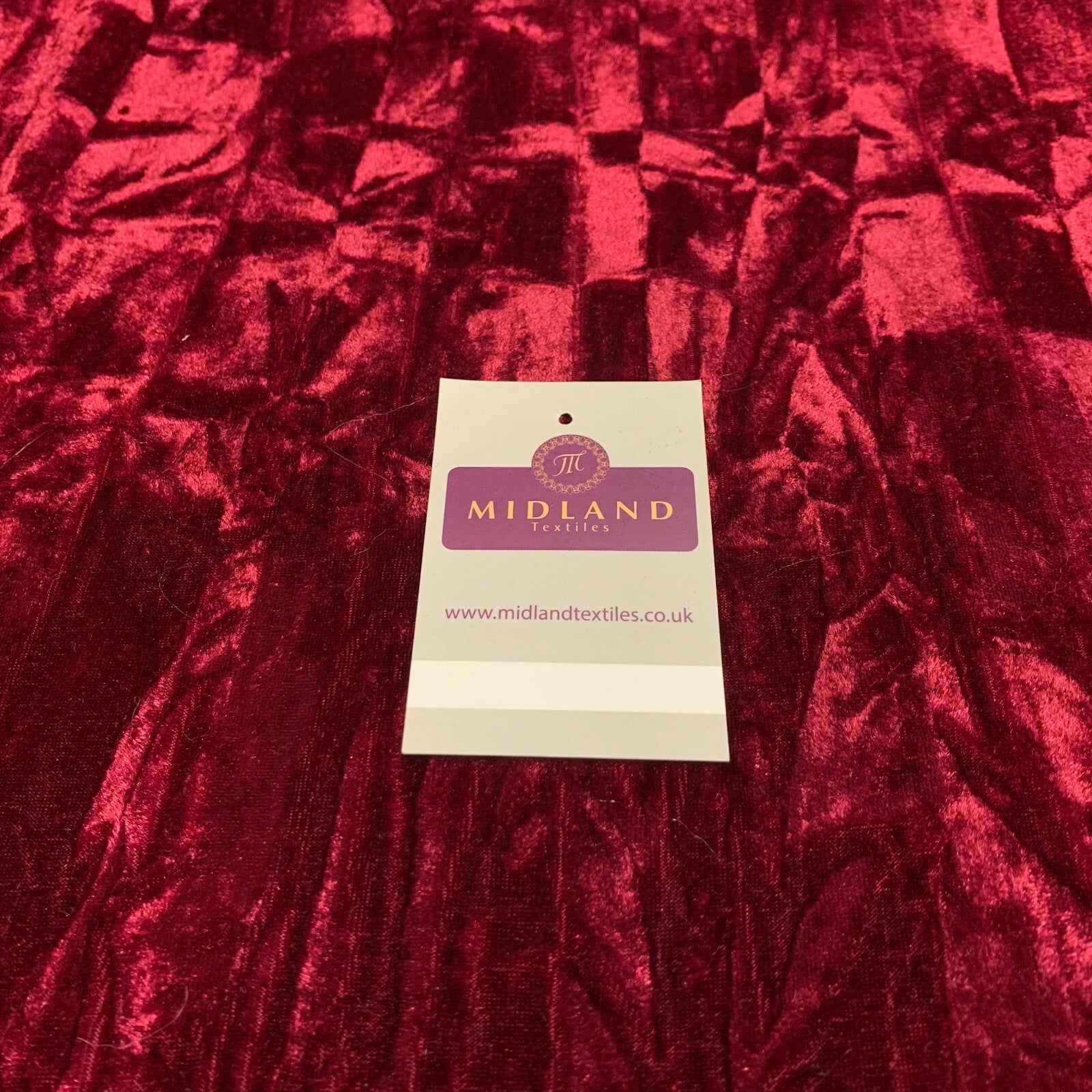 £5.75 Creased Ice Velvet One way stretch Dress Fabric 58' M607 Mtex