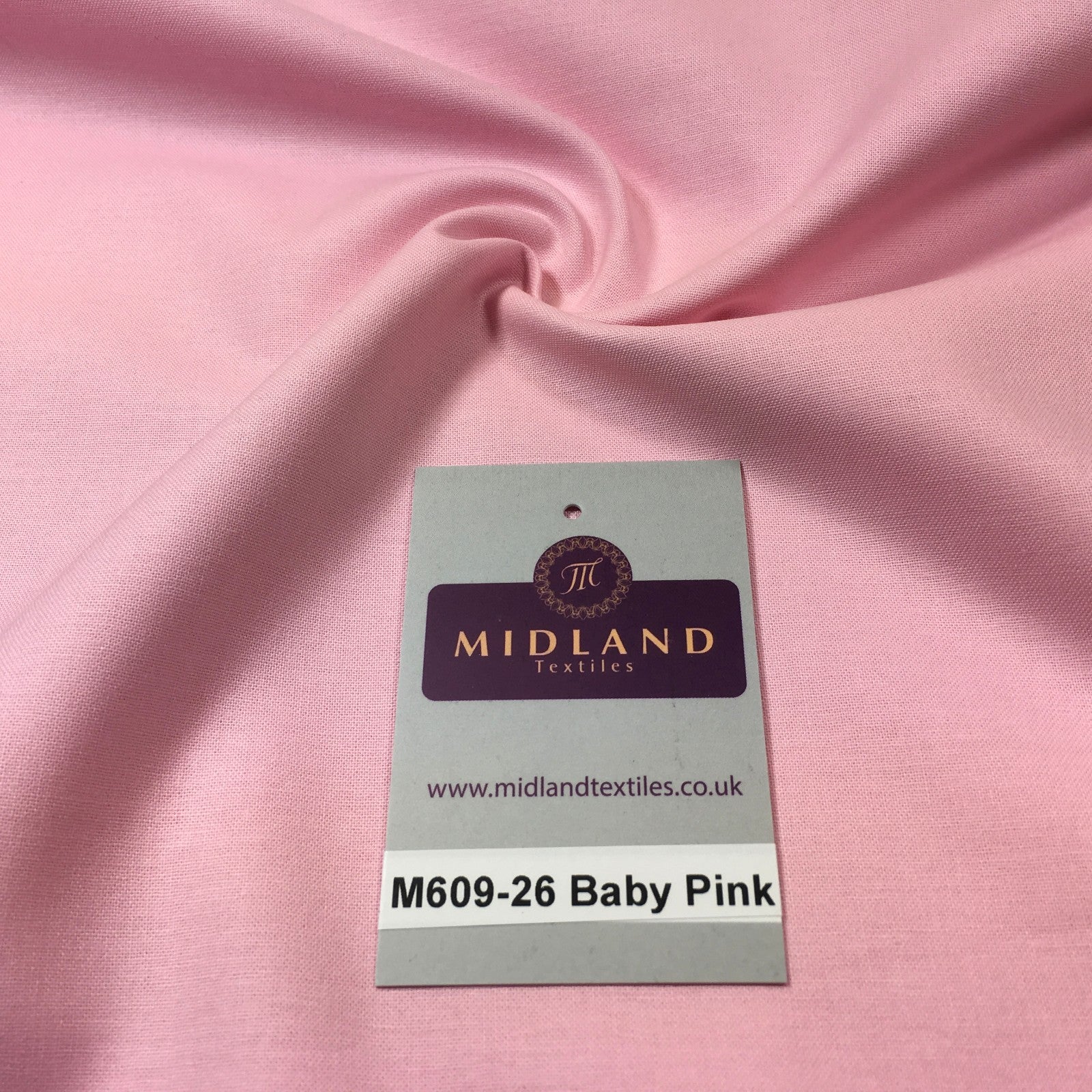 Plain Coloured True Craft 100% Cotton Patchwork Crafting Fabric 44' M609 Lot 1