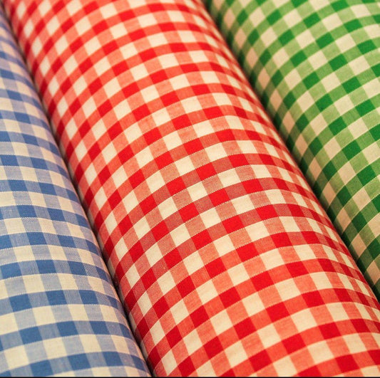 1/4 Inch Cotton Gingham Fabric for Clothing, Aprons, Tablecloths, School -  M30