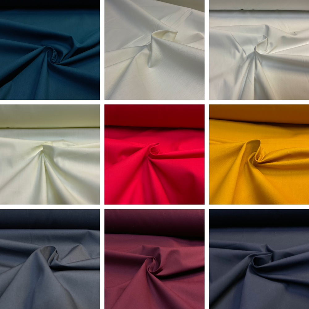 £4.15 High-Quality  100% Cotton Fabric 150cm Wide Dressmaking Crafts M2017