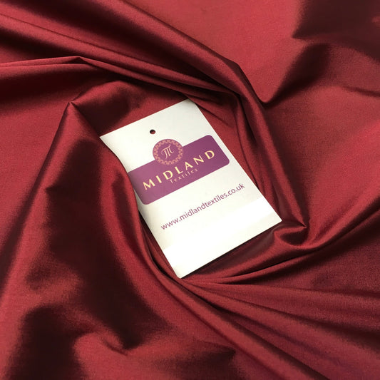£6.50/m Plain Taffeta Faux Silk ideal for evening wear dress fabric 58" MK917
