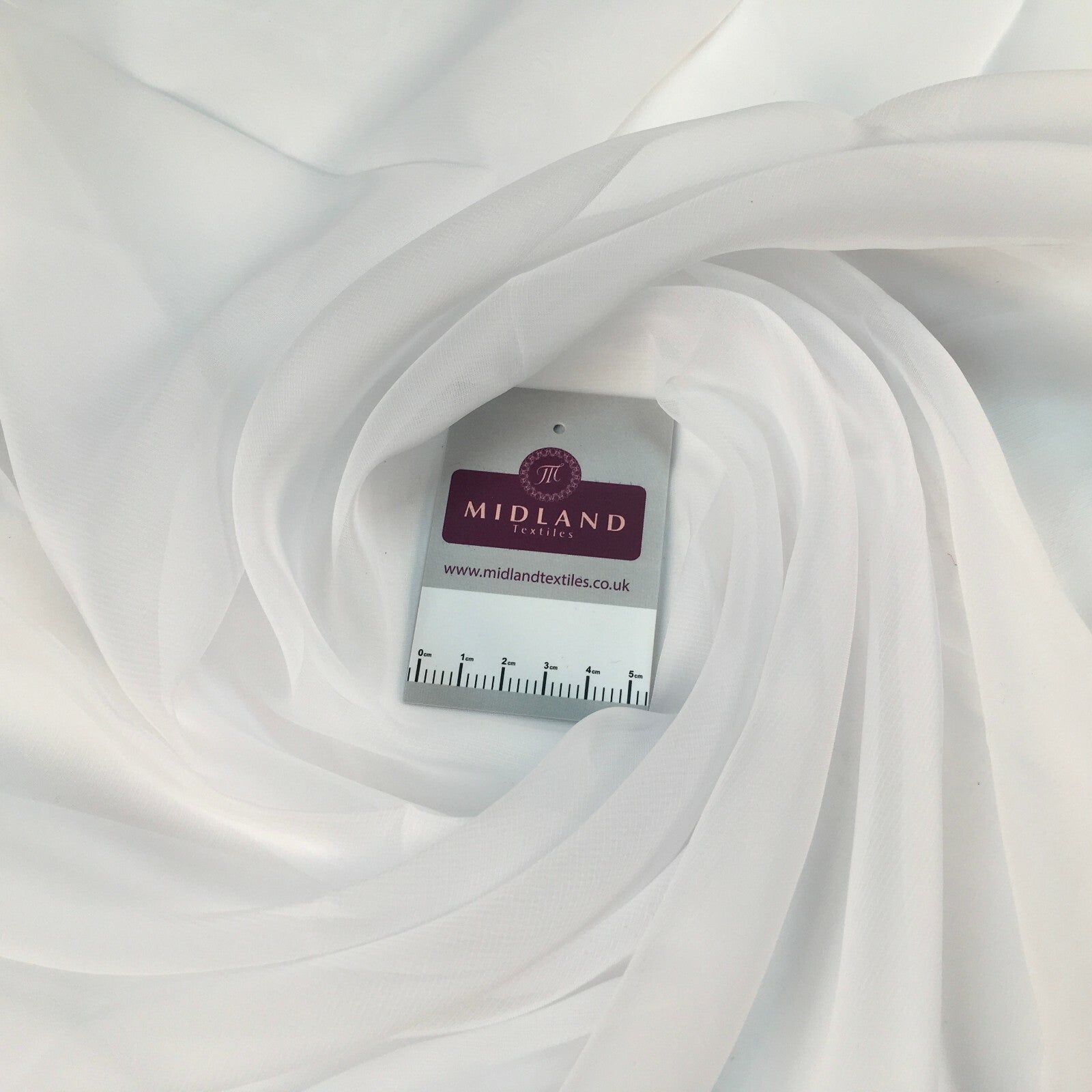 Plain Georgette Chiffon Lightweight sheer Fabric 150 cm M687 Mtex