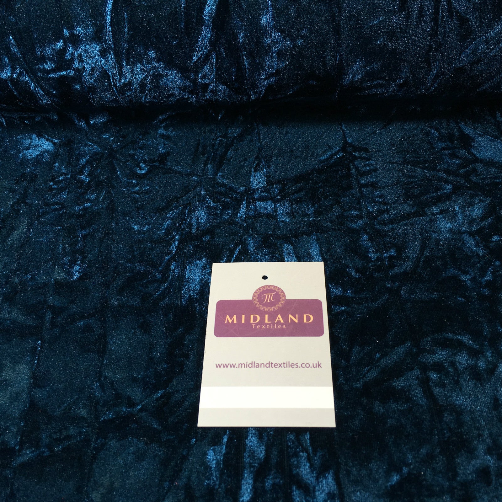 £5.75 Creased Ice Velvet One way stretch Dress Fabric 58' M607 Mtex