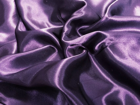 Silky Liquid Satin Fabric Plain Dress Fabric 150cm Wide 60" M175