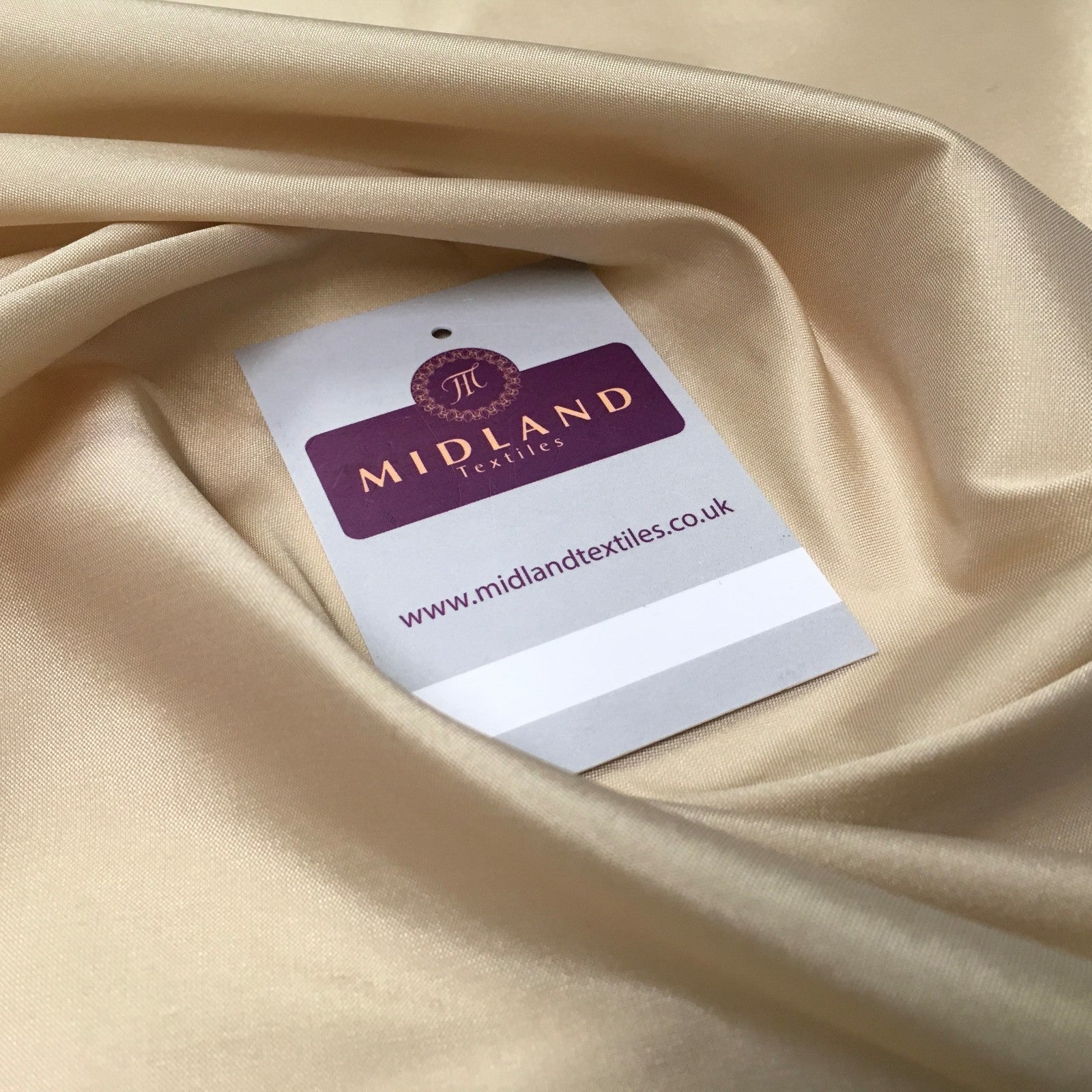 £6.50/m Plain Taffeta Faux Silk ideal for evening wear dress fabric 58' MK917