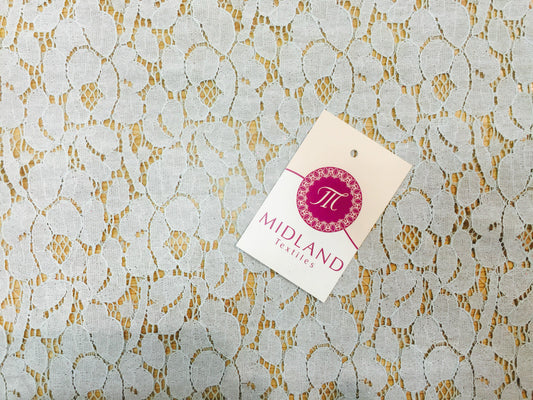 £4.99/m Soft Cotton Rich Lace fabric  58" M186-5 & 6 Mtex