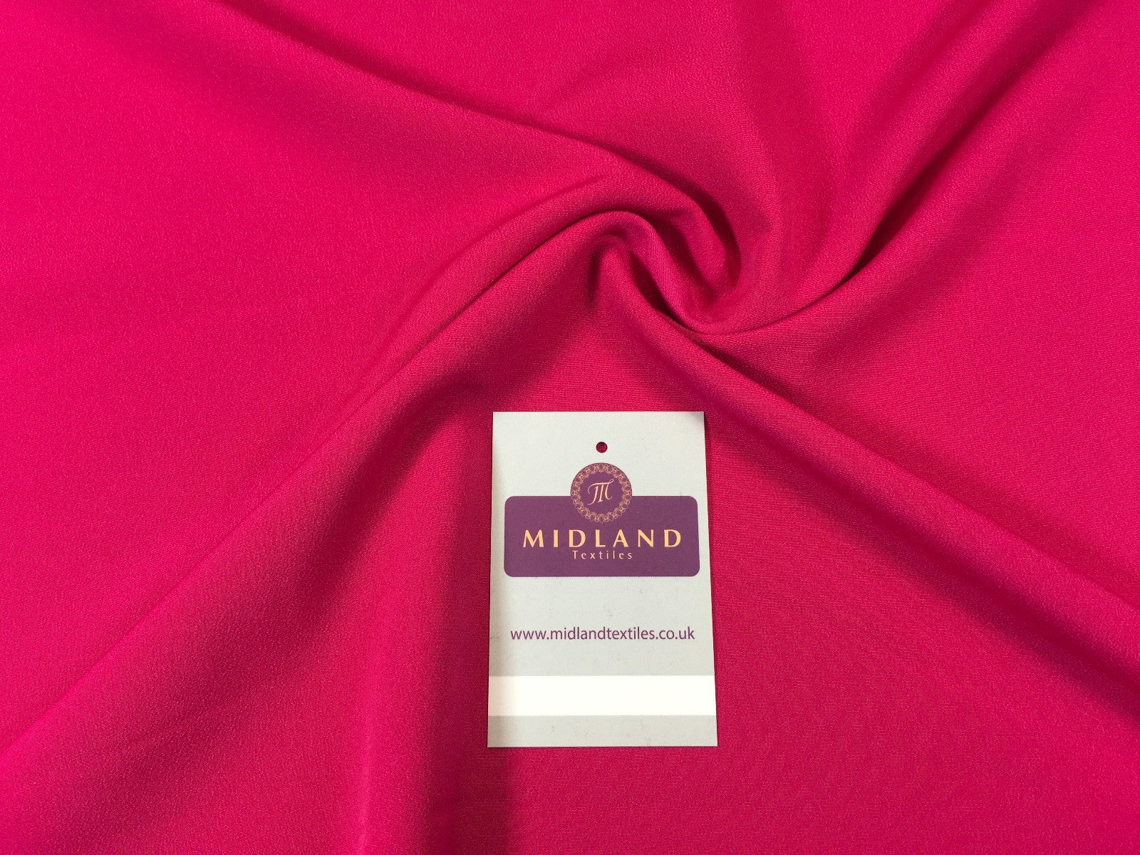 £5.99/m PLAIN PEACH-SKIN POWDER TOUCH  CREPE DRESS FABRIC BY THE METRE M5