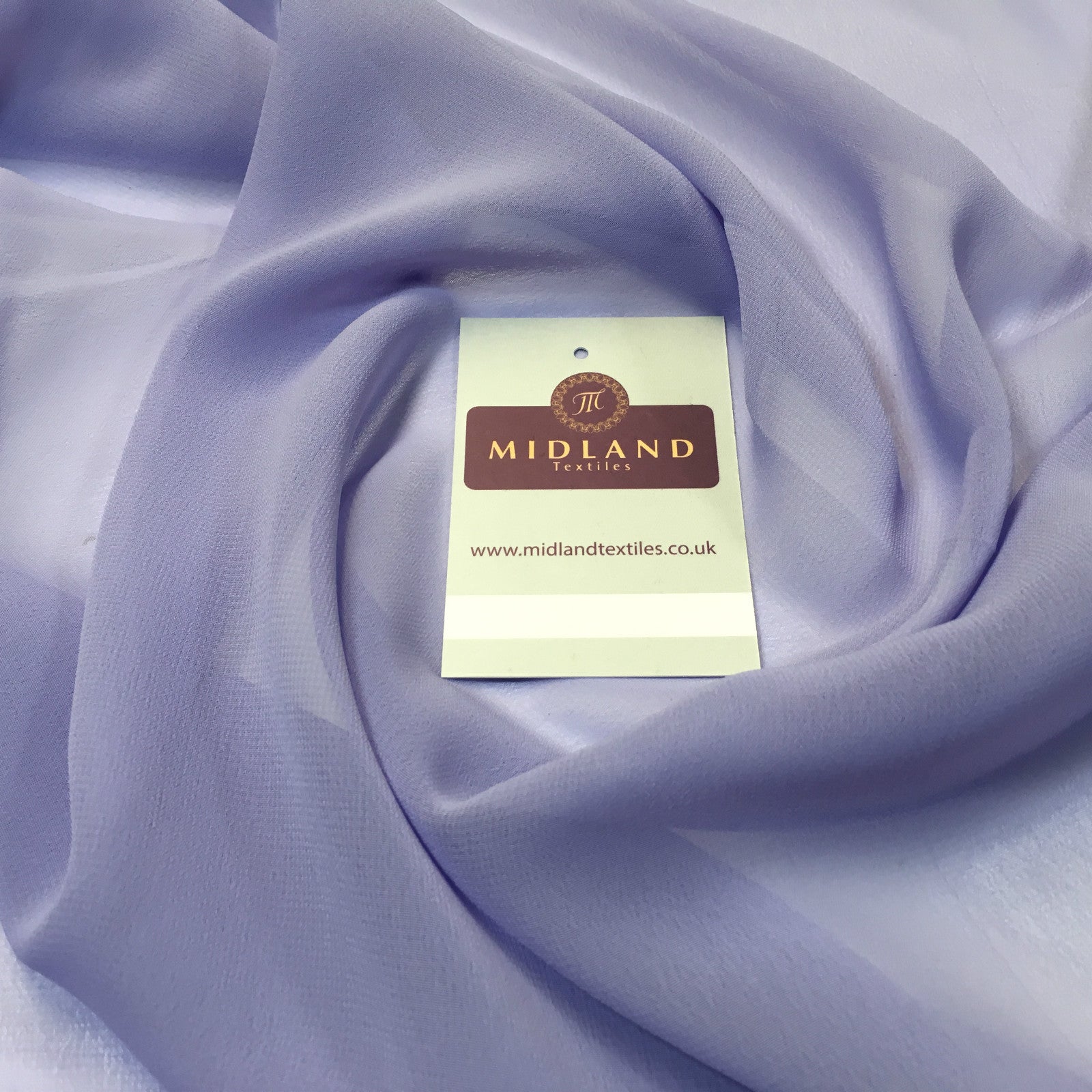 £2.50 Hi-Multi Caress Chiffon Sheer Fabric Semi-Transparent 42' M608 Mtex