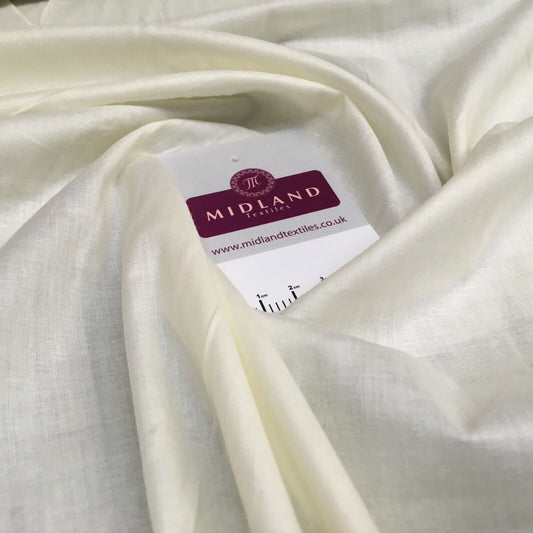 Plain Pre Shrunk Lightweight Egyptian 100% Cotton 104cm Wide Mtex M1506