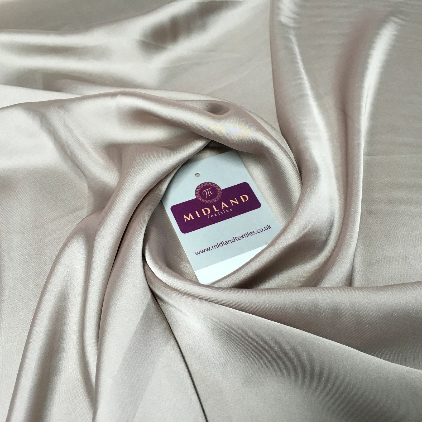 £4.99/m Silky Charmeuse Lightweight Satin bridal dress fabric 58' MD831 Mtex