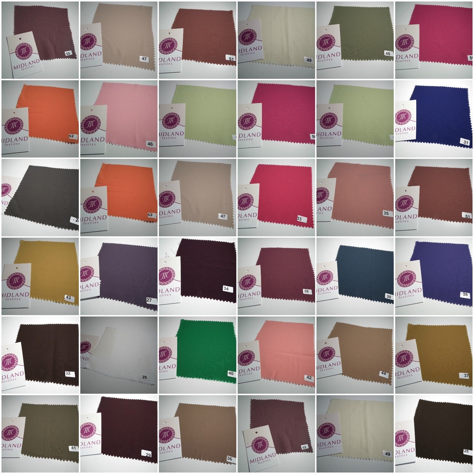 £5.49 Luxury Crepe Micro Peach-skin Dress Fabric Bonanza Midtex 50 Colours M400