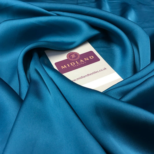 £4.99/m Silky Charmeuse Lightweight Satin bridal dress fabric 58" MD831 Mtex