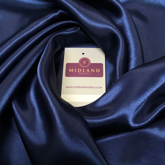 Clearence Plain Smooth Silky Satin Dressmaking Fabric 58" Wide MS909 Mtex