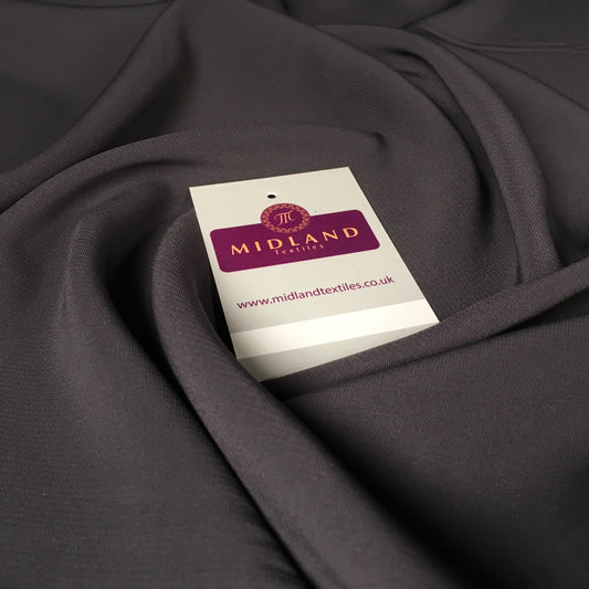 £5.49 Luxury Crepe Micro Peach-skin Dress Fabric Bonanza Midtex 50 Colours M400