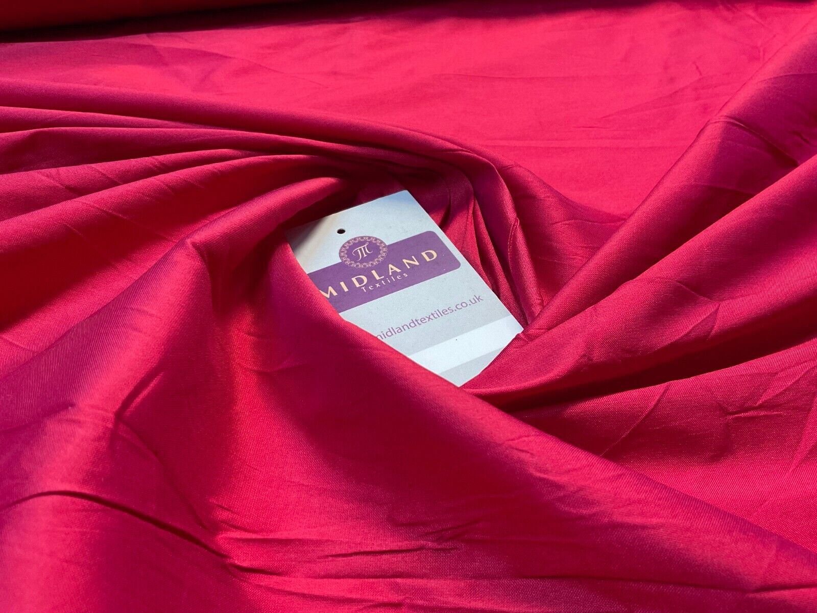 Plain Polyester Faux Silk Taffeta dress craft fabric 142cm wide M1730