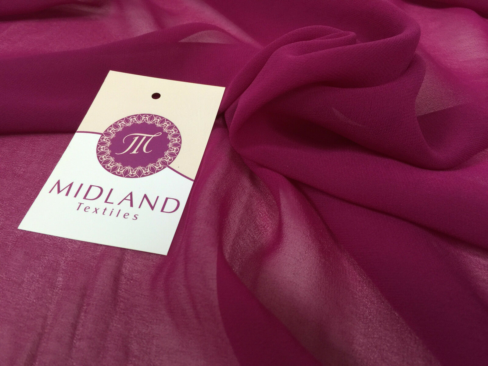 Moss Crepe Chiffon Sheer Fabric Semi-Transparent 44' 100% Polyester M430 Mtex