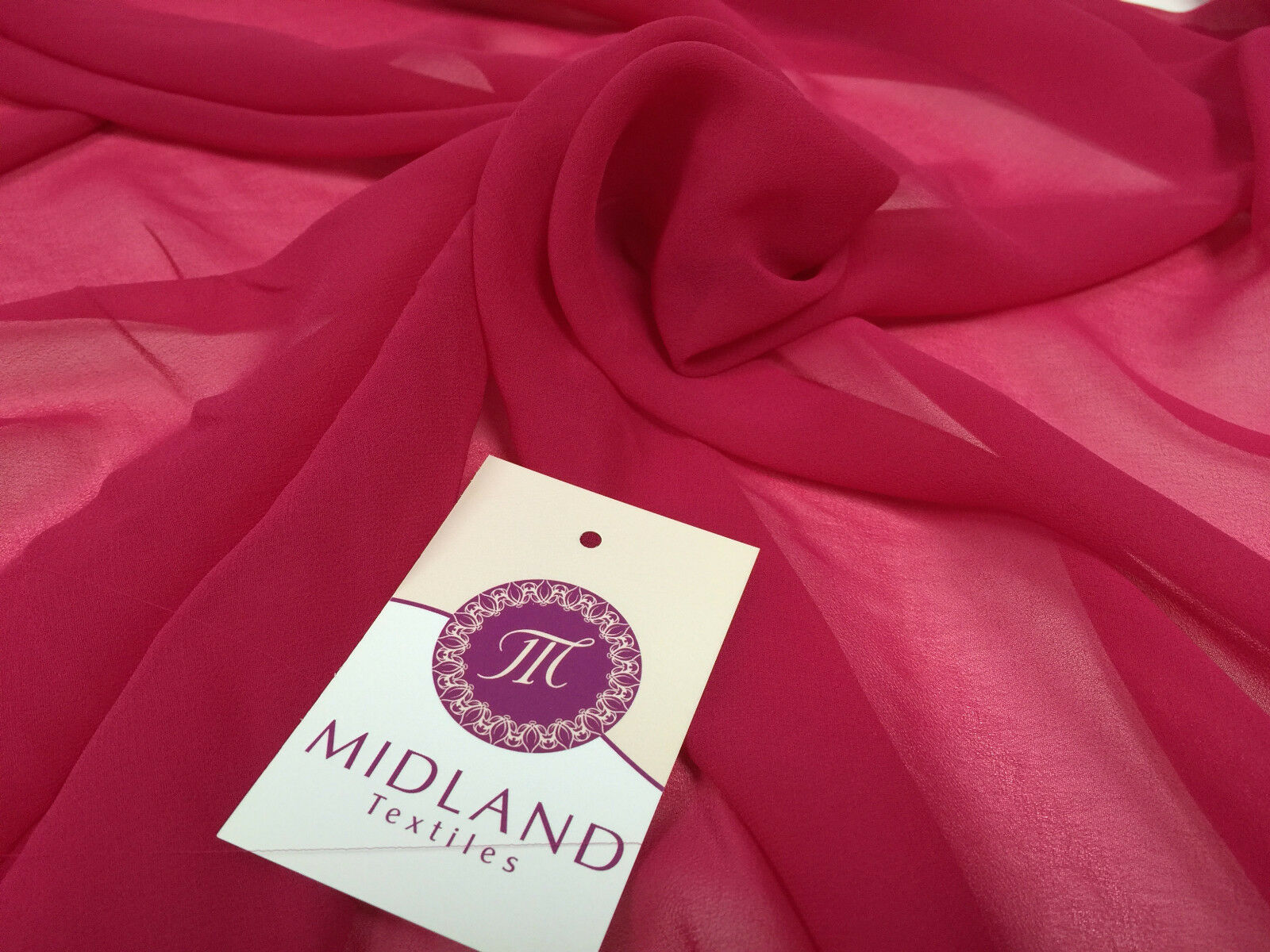 Moss Crepe Chiffon Sheer Fabric Semi-Transparent 44' 100% Polyester M430 Mtex